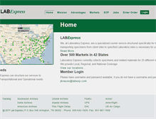 Tablet Screenshot of labexp.com